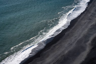 İzlanda 'dan gelen doğal doku, renk ve şekle yakın çekim. Arkaplan için güzel soyut ve sanatsal doğa.