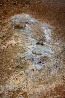 İzlanda 'dan gelen doğal doku, renk ve şekle yakın çekim. Arkaplan için güzel soyut ve sanatsal doğa.