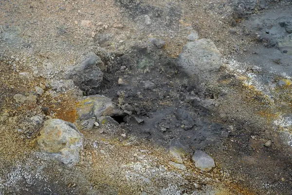 İzlanda 'dan gelen doğal doku, renk ve şekle yakın çekim. Arkaplan için güzel soyut ve sanatsal doğa.