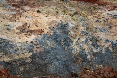 İzlanda 'dan gelen doğal doku, renk ve şekle yakın çekim. Arkaplan için güzel soyut ve sanatsal doğa.