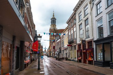 Kampen ve Ijssel nehri Overijssel Hollanda