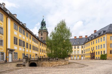 Residenzschloss Heidecksburg Schloss Heidecksburg in Rudolstadt, Thuringia, Germany clipart