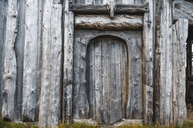 Stoksnes, İzlanda 'da film ayarları için kullanılan yapay Viking köyü.