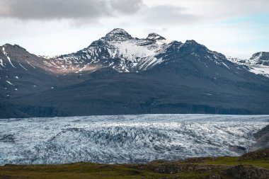 İzlanda'daki Solheimajokull Buzulu