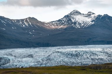 İzlanda'daki Solheimajokull Buzulu