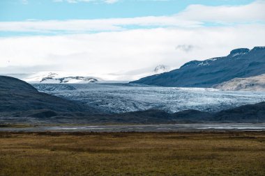 İzlanda'daki Solheimajokull Buzulu