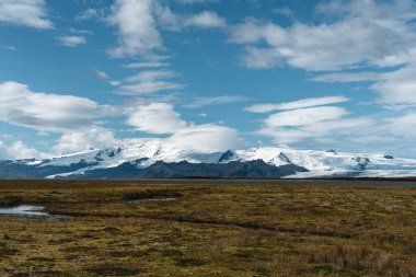 İzlanda'daki Solheimajokull Buzulu