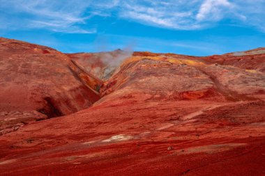 Hver, İzlanda Hverarond, Myvatn 'da bir jeotermal bölge. Hve