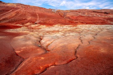Hver, İzlanda Hverarond, Myvatn 'da bir jeotermal bölge. Hve