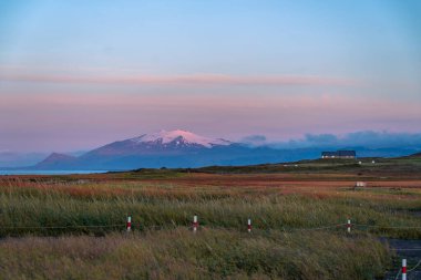 İzlanda 'daki Budir Snaefellsness Bakirkja' da Siyahi Kilise Budhir