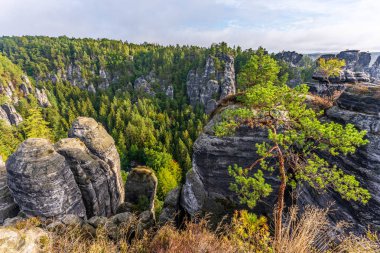 Sakson İsviçre 'deki Elbe Kumtaşı Dağları