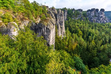 Sakson İsviçre 'deki Elbe Kumtaşı Dağları