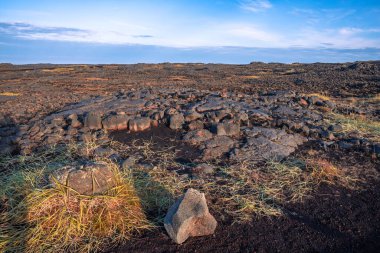 Milinda Gorge, a Stunning Volcanic Rift Separating Tectonic Plates on Reykjanes Peninsula, Iceland clipart