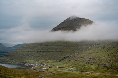Nordik doğal manzara, Faroe Adaları, Danimarka