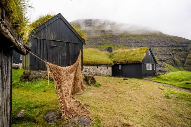 Kuzey doğası, Saksun, Stremnoy Adası, Faroe Adaları, Danimarka