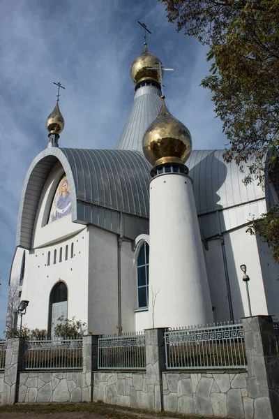 2022 Bialystok Poland Şehir Merkezindeki George Ortodoks Kilisesi — Stok fotoğraf