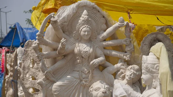 Durga Mata Dan Yapılmış Bir Heykel — Stok fotoğraf