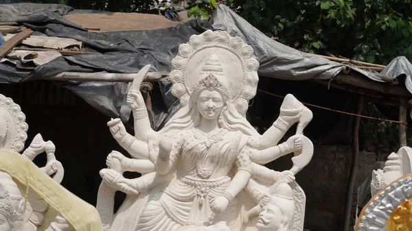 Didol Wykonany Wyznania Hinduskiego Sherawali Mata — Zdjęcie stockowe