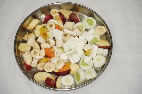 Salată Fructe Mixtă Imagine — Fotografie, imagine de stoc
