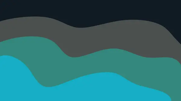 yeşil ve mavi okyanus arka planı. Dalga çizgileri soyut arkaplan. 