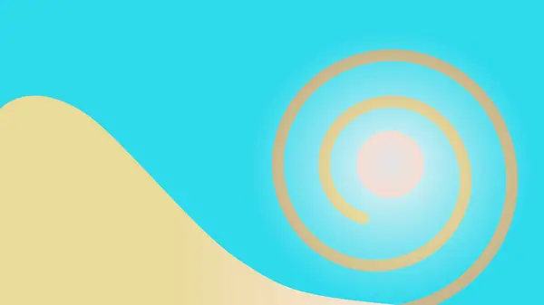 Canlı renk tarzına sahip spiral daire çizgileri ile soyut arkaplan.