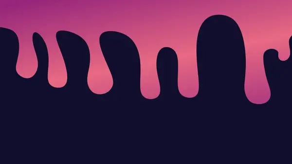 Erimiş balmumu ya da boya gibi parlak bir arkaplan üzerine koyu, damlayan bir siluet..