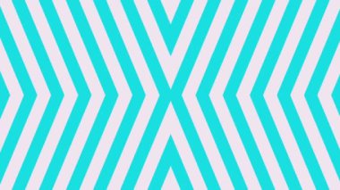 4k geçiş animasyonu, turkuaz ve beyaz arka planda dikey ve yatay şekillerin hareketi ile. Tekrarlayan geometrik şekillerin animasyonu. Canlandırılmış video arkaplanı döngüsü.