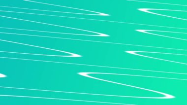 Dalgalı çizgiler arkaplan kavisli çizgiler ve kemerler ile soyut arkaplan. Düz dalgalı çizgilere sahip dinamik turkuaz arka plan, dijital veya yaratıcı projeler için mükemmel modern, soyut bir akış tasarımı yaratmak.