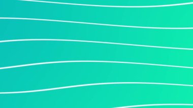 Dalgalı çizgiler arkaplan kavisli çizgiler ve kemerler ile soyut arkaplan. Düz dalgalı çizgilere sahip dinamik turkuaz arka plan, dijital veya yaratıcı projeler için mükemmel modern, soyut bir akış tasarımı yaratmak.