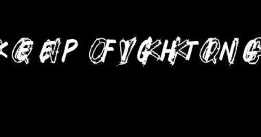 Hayaller için savaşmaya devam et. Evet. Rastgele metin canlandırması ile ilham verici motivasyonel alıntı videosu