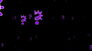 Hareket grafik efektli birçok soru işaretini canlandırdı. Alfa kanalı 