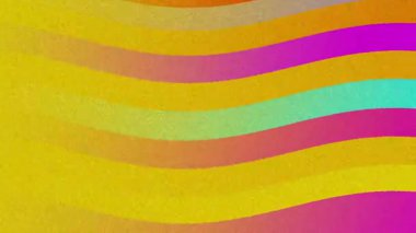 Renkli, pürüzsüz hareketleri olan dalgalı ve soyut bir arka plan. 4K içinde kusursuz döngü arkaplanı. 