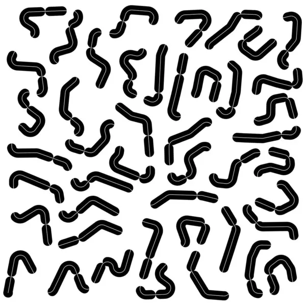 Siyah beyaz dalgalı, kalın organik çizgi dokusu. Soyut akış tasarımı tişört, moda baskıları ve modern arka planlar için mükemmel..