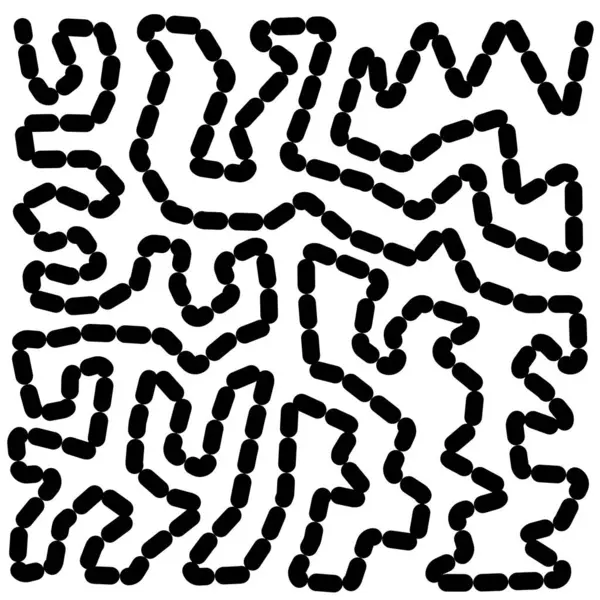 Siyah beyaz soyut desenli kalın zigzag çizgisi. Tişört, tekstil ve duvar kağıdı kullanımı için mükemmel bir modern grafik tasarımı.