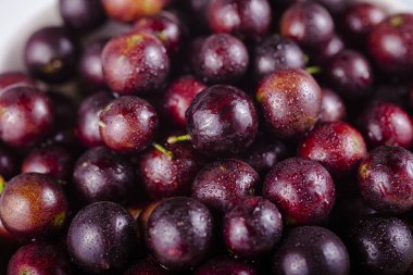 Jabuticaba, sağlıklı şeylerle dolu bir meyve, yakın çekim manzaralı.