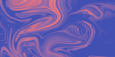 Sıcaklık ve Serin Tonlarda Soyut Sıvı Arkaplan