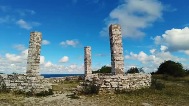 Galgberget Gallow Hill Naturschutzgebiet Auf Visby Gotland Lokale Strafvollstreckungsstelle Nur — Stockvideo