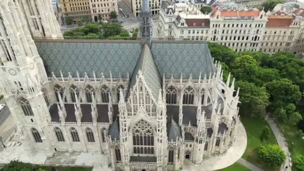 Catedral Stephens História Seu Significado Viena Capital Áustria Linha Horizonte — Vídeo de Stock