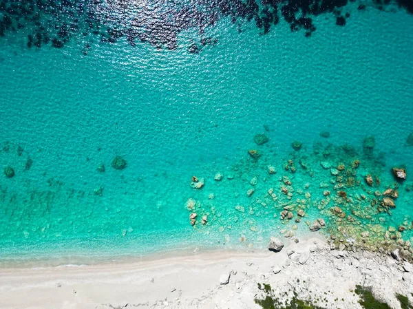 Aerial Photo Pefkoulia Beach Lefkada Ionion Greece — Stock Photo, Image