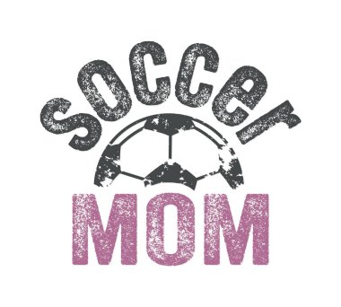 Vintage Retro tarzında Futbolcu Anne