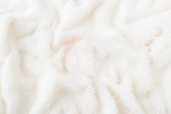 Abstract Pluizig Wit Bont Textuur Achtergrond Minimaal Warm Winterconcept — Stockfoto