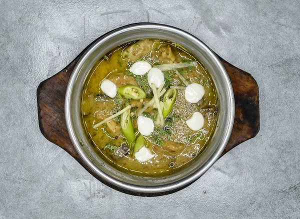 Stock image Butter chicken makhni served in dish isolated on background top view of indian spices and pakistani food