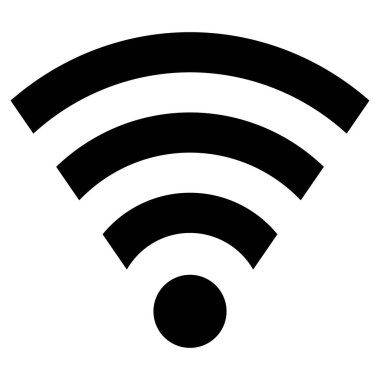 kablosuz ağ wifi vektör illüstrasyonu