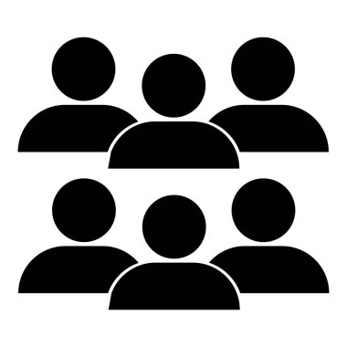 bir grup insanın simgeleri