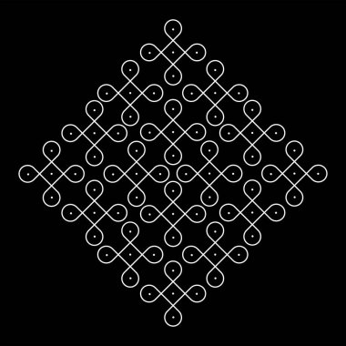 Rangoli, Muggu veya Kolam, Hindistan 'da bulunan bir sanat türüdür. Kireç taşı tozu, pirinç tozu veya çiçek yaprağı gibi malzemeler kullanılarak yerde veya yerde desenler oluşturulur..