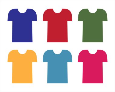 Renkli t-shirt dizaynı