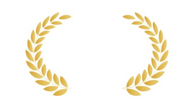 Festival tarzında altın defne çelengi
