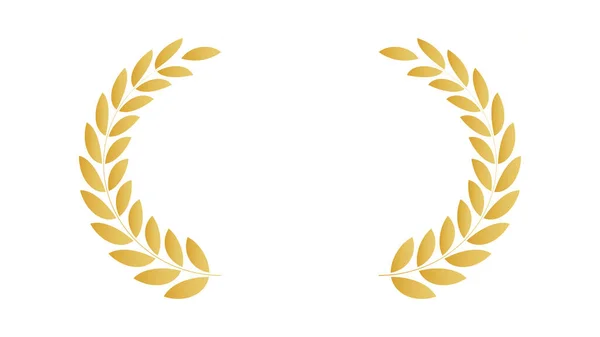Festival tarzında altın defne çelengi