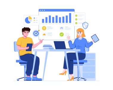 Yatırım stratejisi planları. Yatırım, pasif gelir elde etmek. Hisse senedi konsepti çizimi