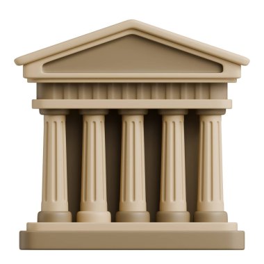 Antik Yunan medeniyetinin bir sembolü olan Akropolis 'in zamansız üç boyutlu tasviri